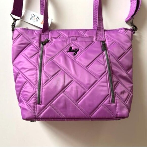 Lug Rally Tote Bag Acai Berry - Picture 6 of 14